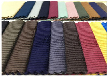 Blue Color Fine Corduroy Fabric For Male Trousers , Bag Corduroy Textile
