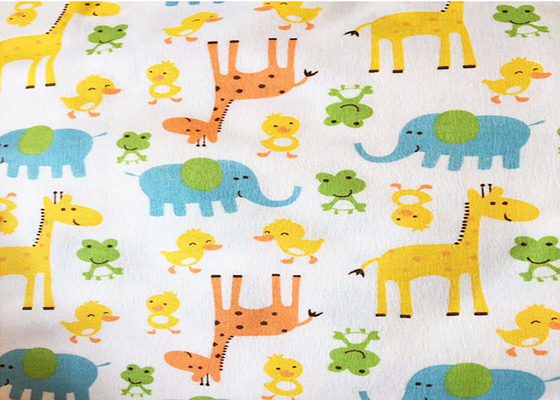 Printing And Dyeing Plain 21*10 Cotton Flannel Cloth Children's Pajamas