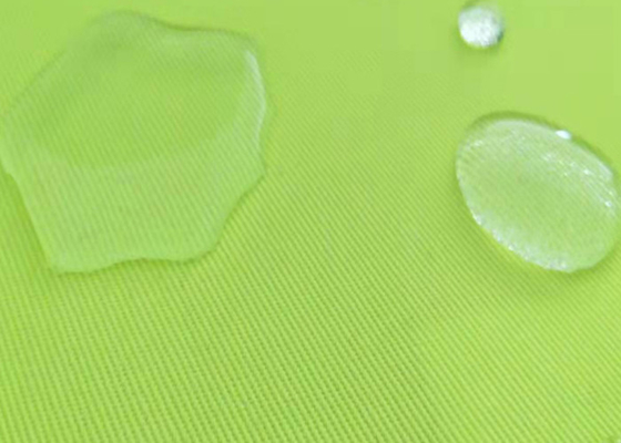 Yellow Water Resistant Fabric Winter Waterproof Hi Vis Reflective Fabric For Workwear