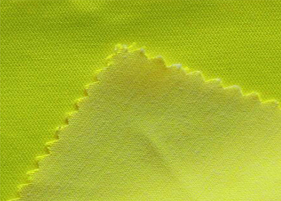 Yellow Water Resistant Fabric Winter Waterproof Hi Vis Reflective Fabric For Workwear