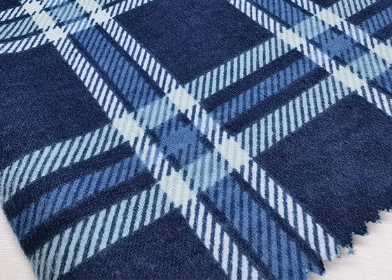 Textil Stock 160gsm Printed Cotton Flannel Fabric For Bedsheets